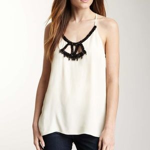 Plenty by Tracy Reese Embellished Crepe Tank